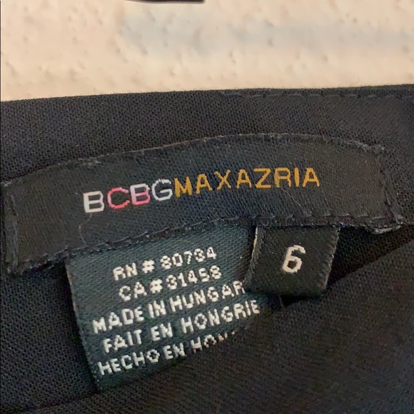 Black tuxedo mini skirt from BCBGMAXAZRIA - Picture 3 of 3